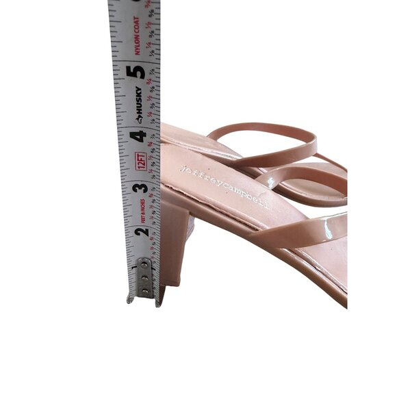 JEFFREY CAMPBELL Nude Strappy Block Heels Sandals Heels Size US 8 - Picture 7 of 12